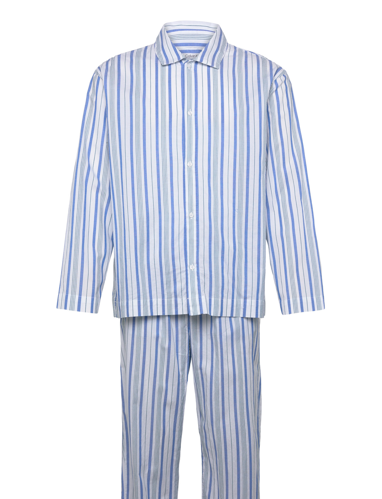 CALVIN KLEIN Poplin L/S Button Down Set Blau - L - Herren