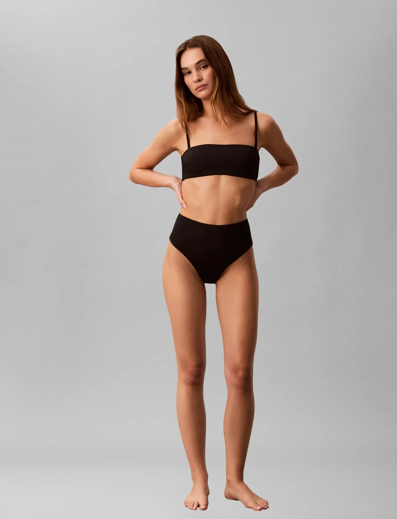 Calvin Klein Bandeau- Rp, M, Black, Bikinitoppe > Bandeau-Bikinitoppe, Dame
