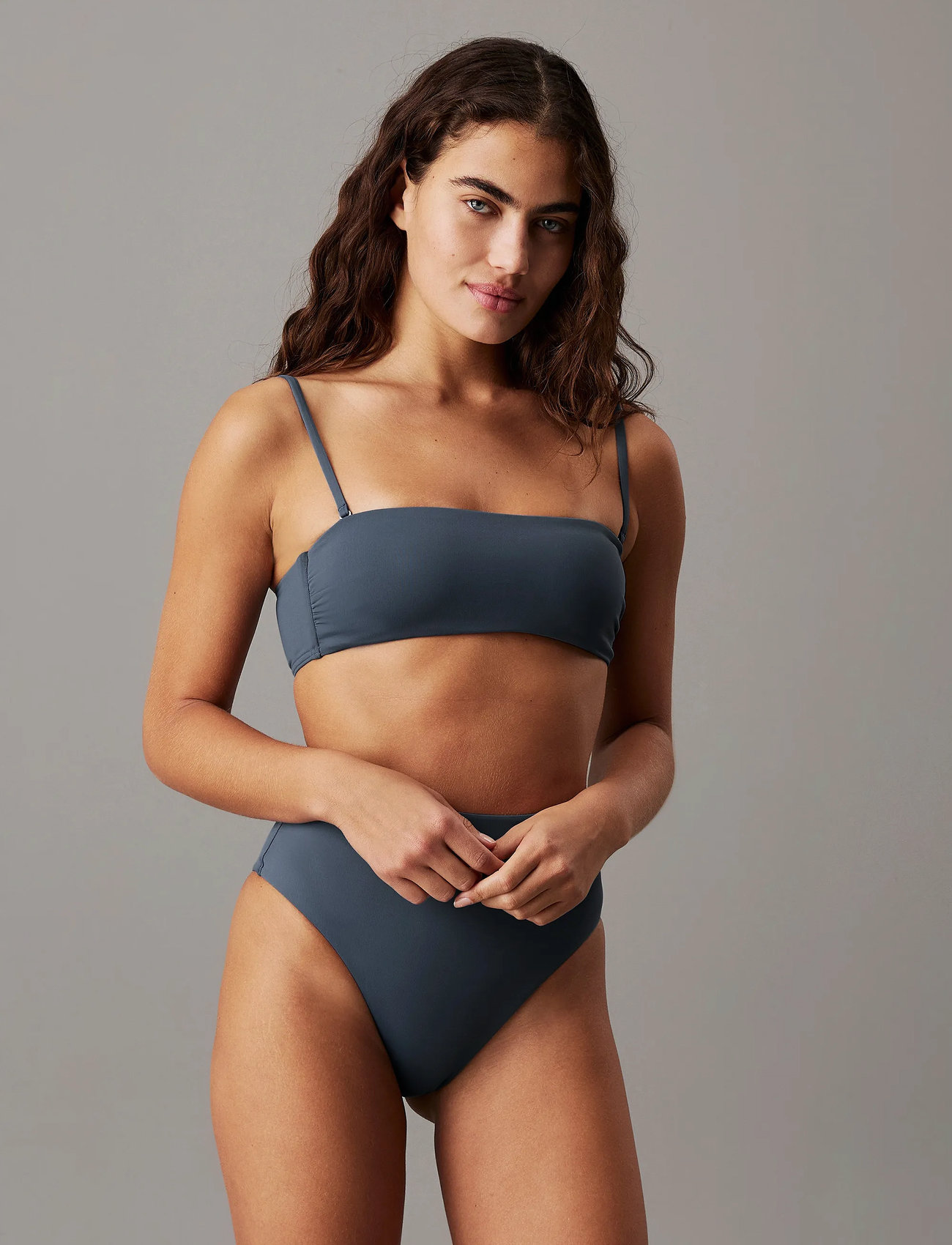 Calvin Klein Bandeau- Rp, XS, Blue, Bikinitoppe > Bandeau-Bikinitoppe, Dame