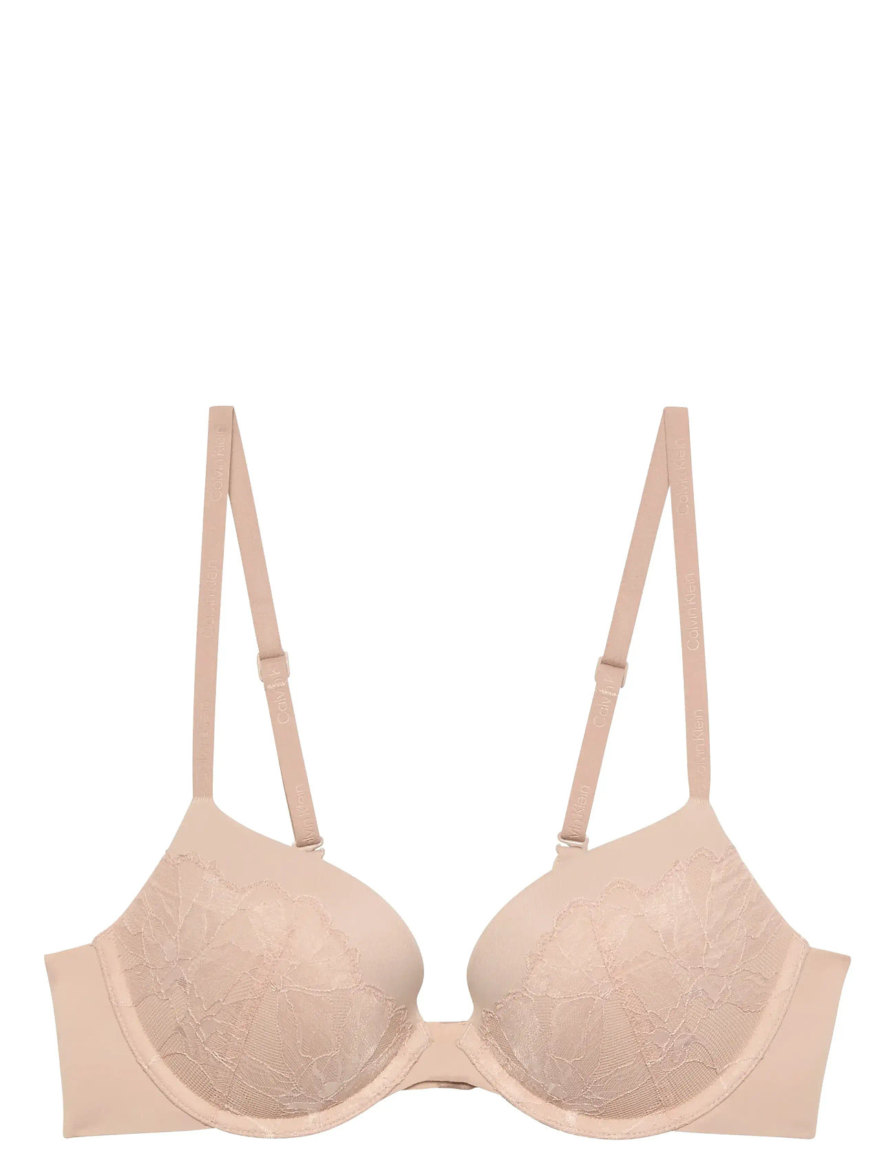 CALVIN KLEIN Push Up Plunge Beige - Ex85 - Damen