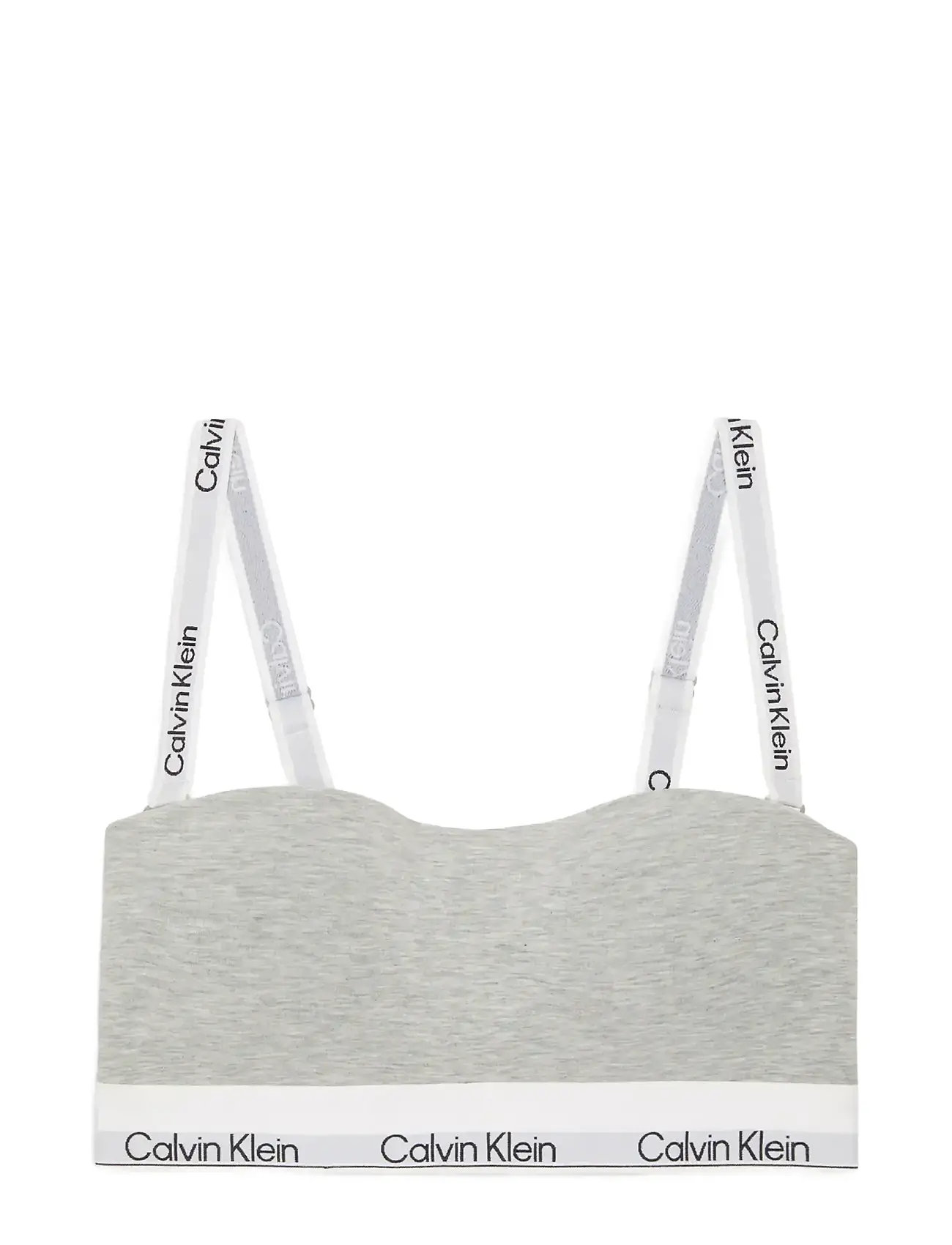 CALVIN KLEIN Lightly Lined Bandeau Grau - XS - Damen