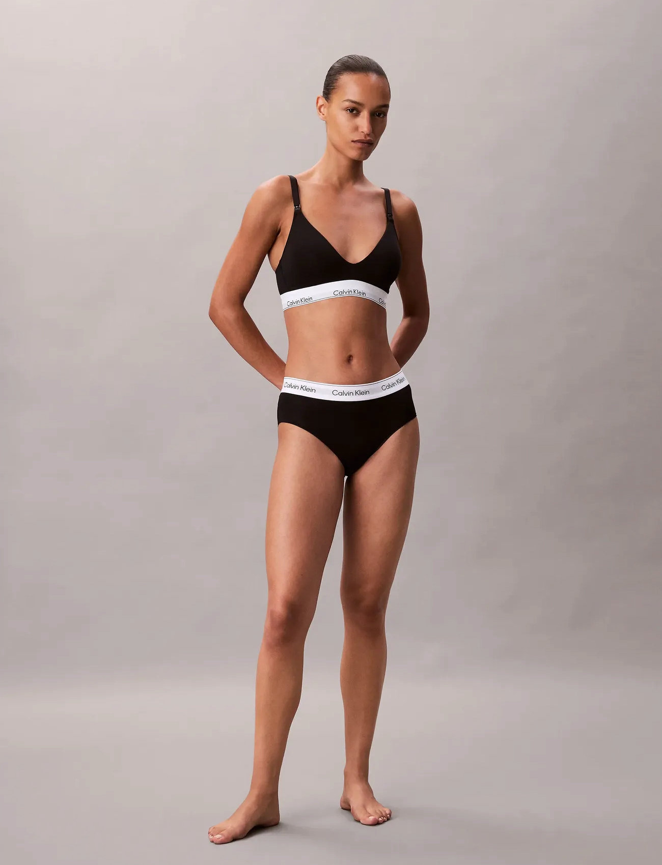 Calvin Klein Maternity Lightly Lined Triangle, XS, Black, Bh'Er Og Toppe > Barsels-Bh'Er, Dame