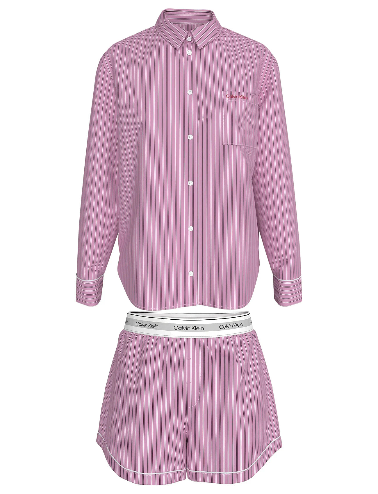 CALVIN KLEIN V Day Poplin Set Pink - XL - Damen