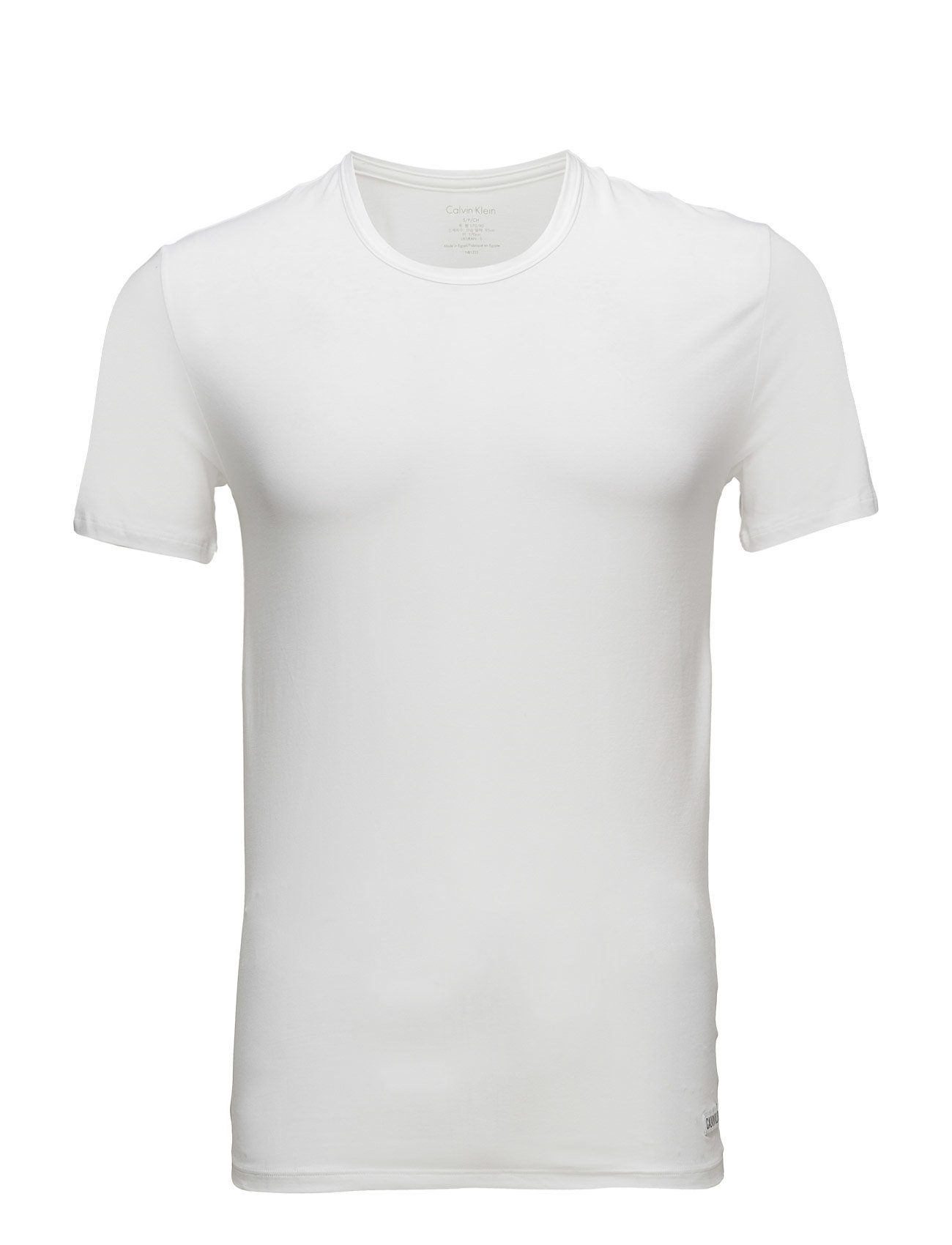 SS Crew Neck T shirt Hvid Calvin Klein SS Crew Neck T shirt Hvid Calvin Klein