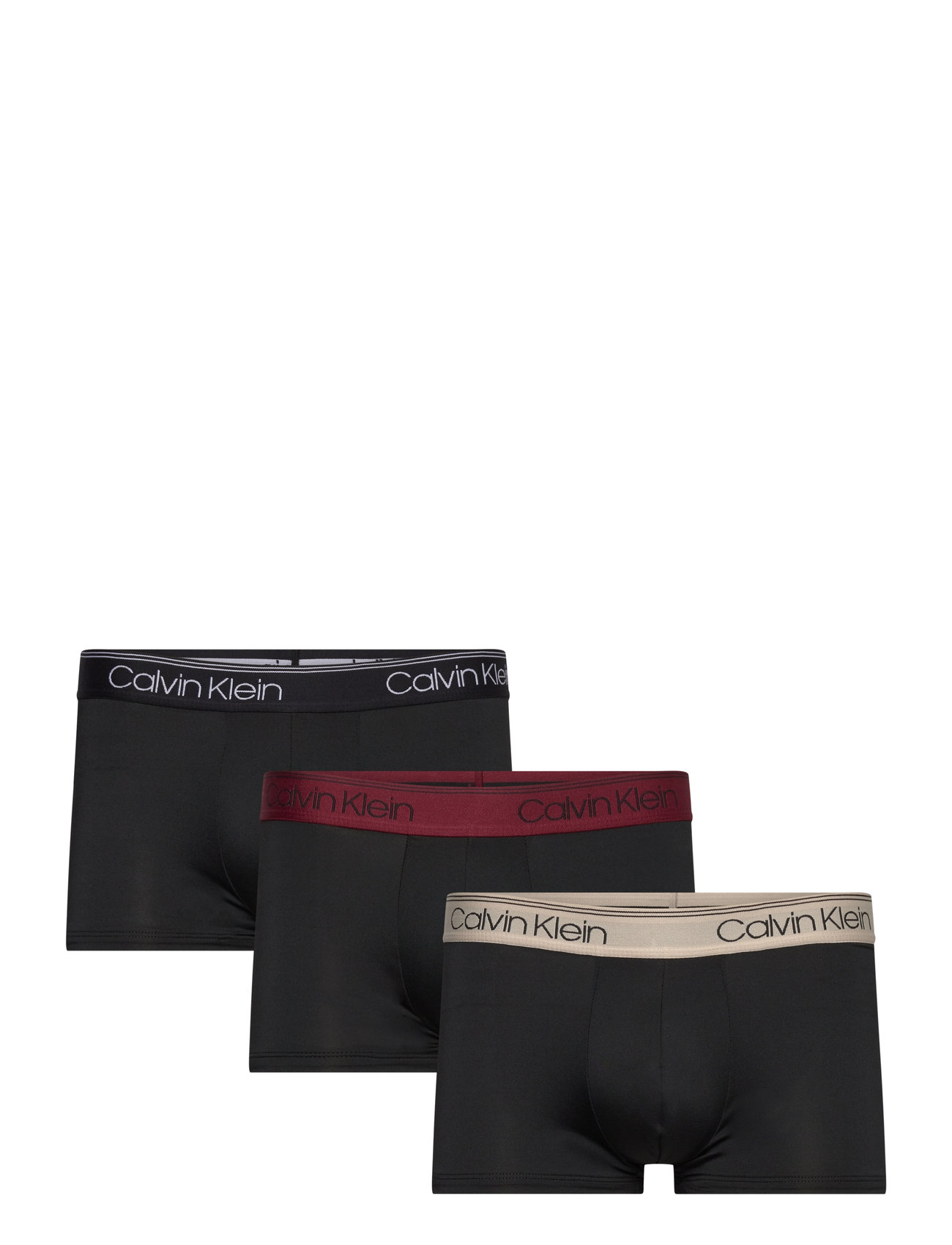 Calvin Klein Low Rise Trunk 3Pk Svart