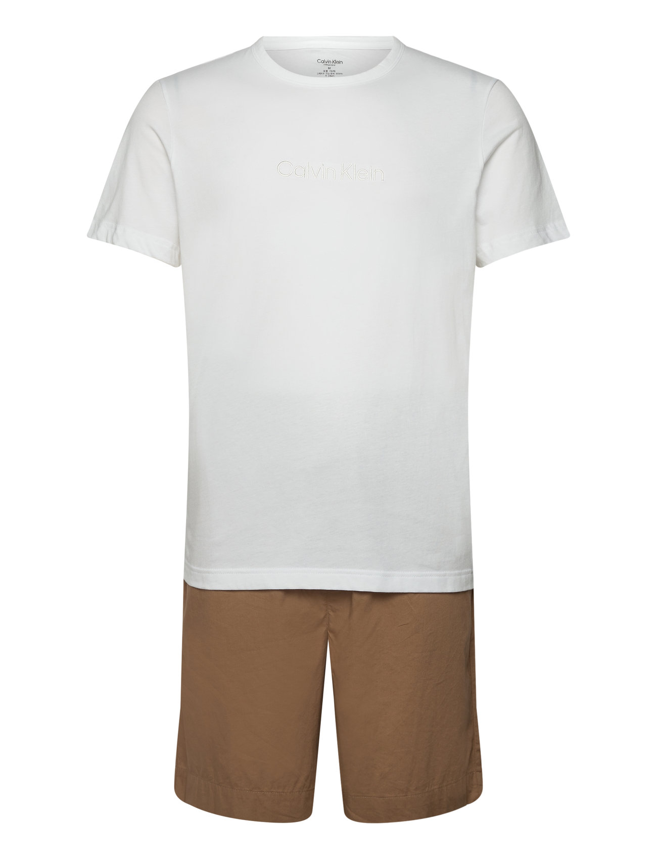 S/S Short Set Brown Calvin Klein