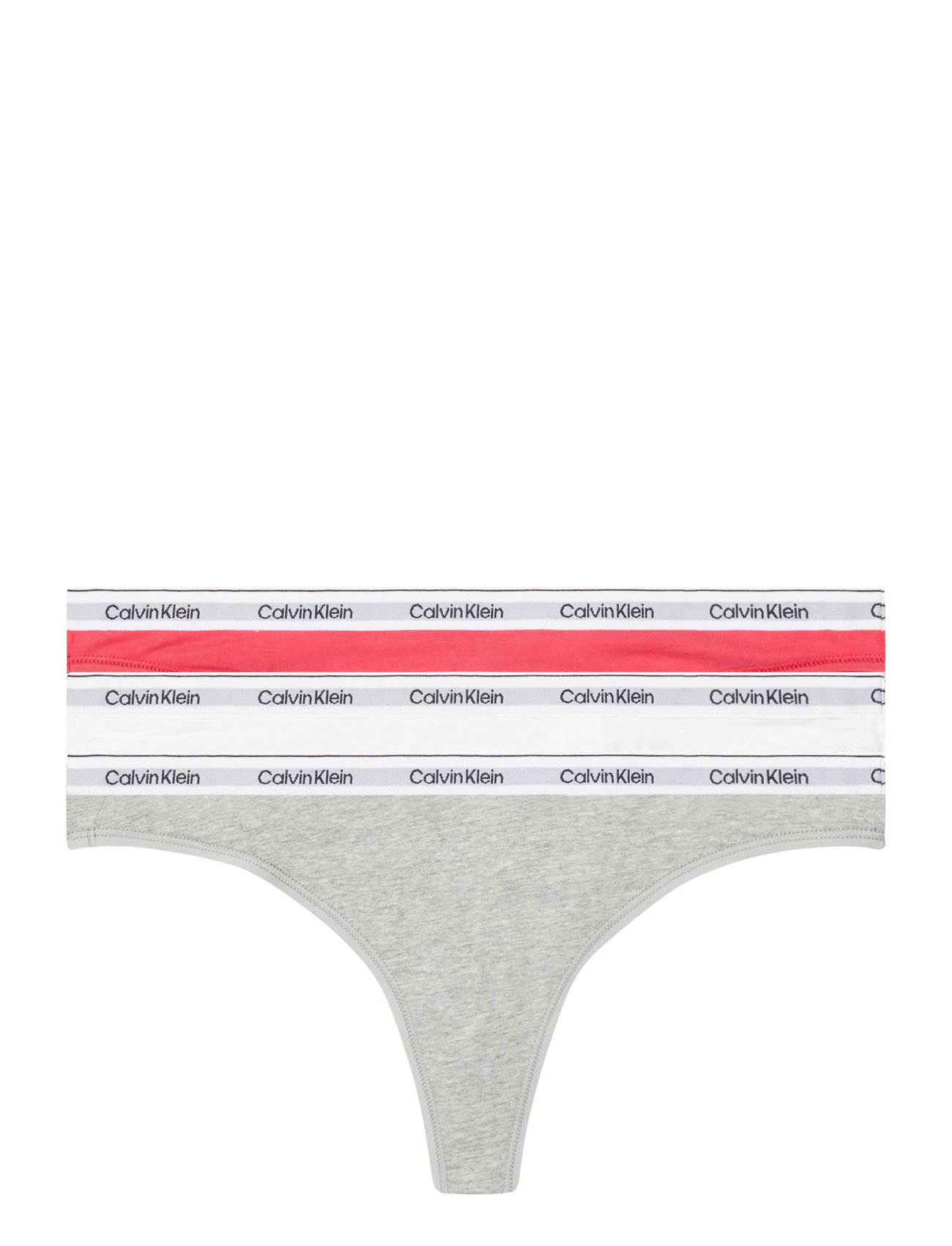 Thong 3Pk Grey Calvin Klein