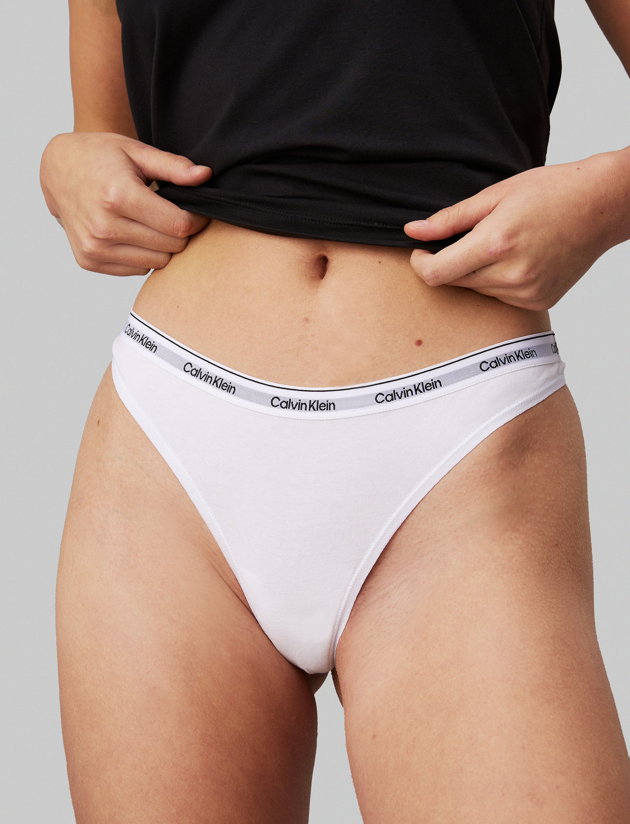 Calvin Klein Thong 3Pk, XL, Purple, Trusser > G-Streng, Dame