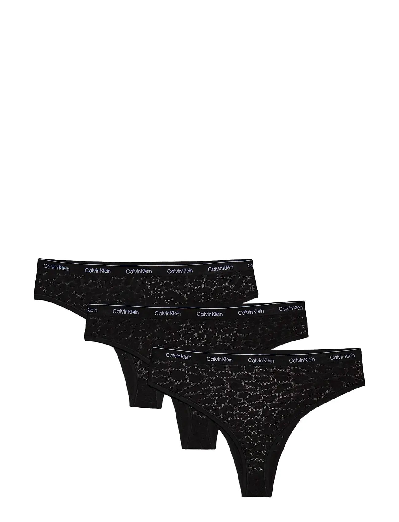 CALVIN KLEIN Brazilian 3 Pk Schwarz - XL - Damen