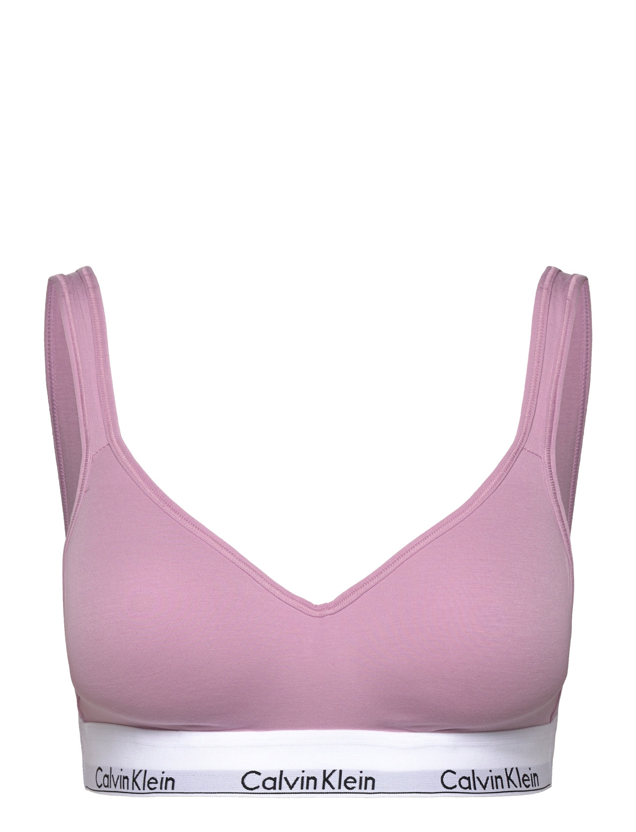 Calvin Klein Womens Invisibles Comfort Seamless Adjustable Skinny Strap  Bralette Bra X-Large Light Pink