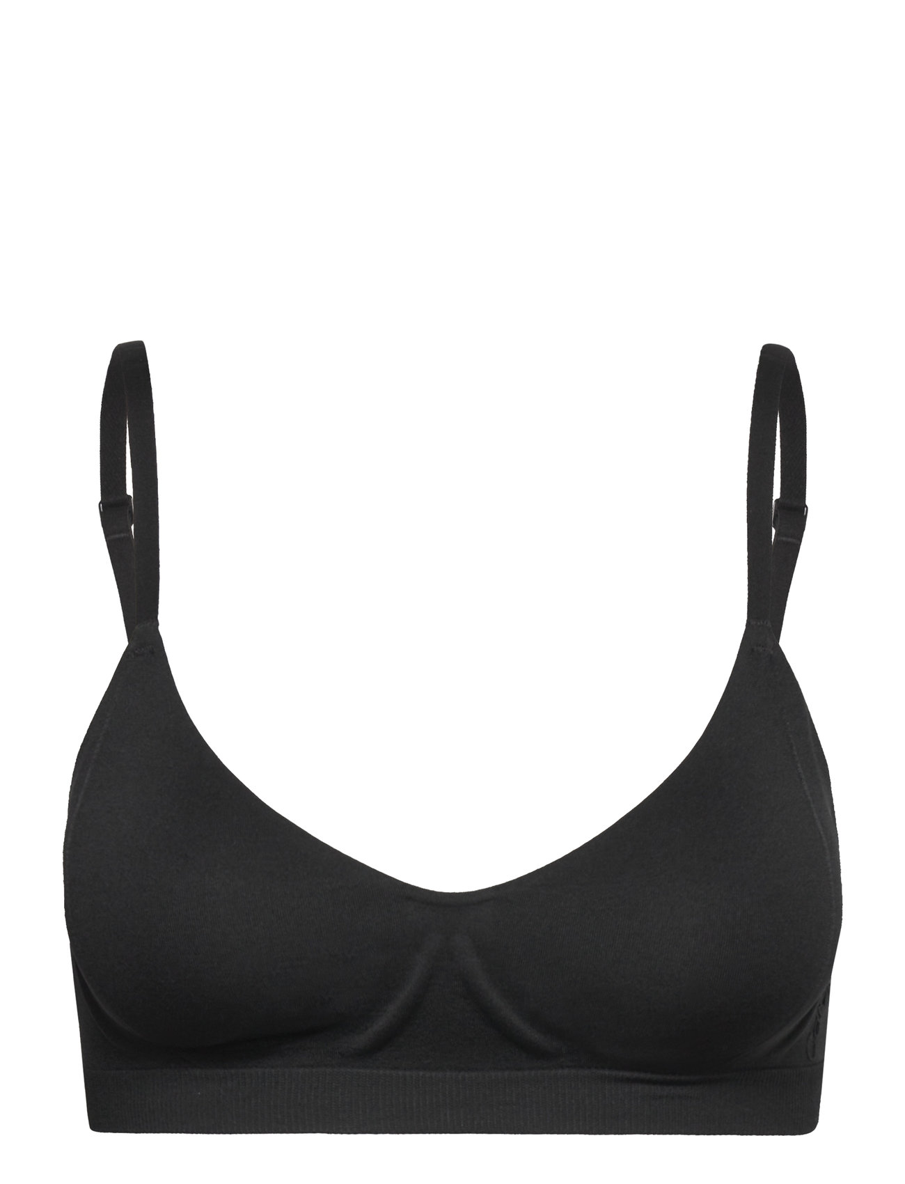 Lght Lined Bralette Lingerie Bras & Tops Soft Bras Tank Top Bras Black Calvin Klein