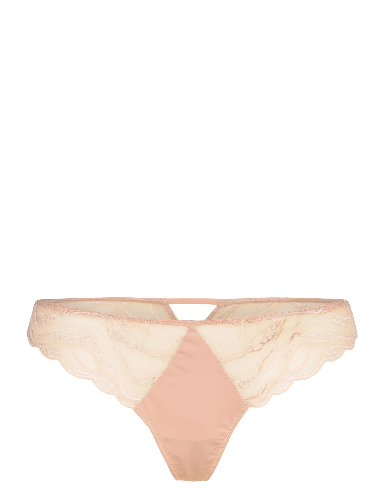 CALVIN KLEIN Stringtanga Cream - L - Damen
