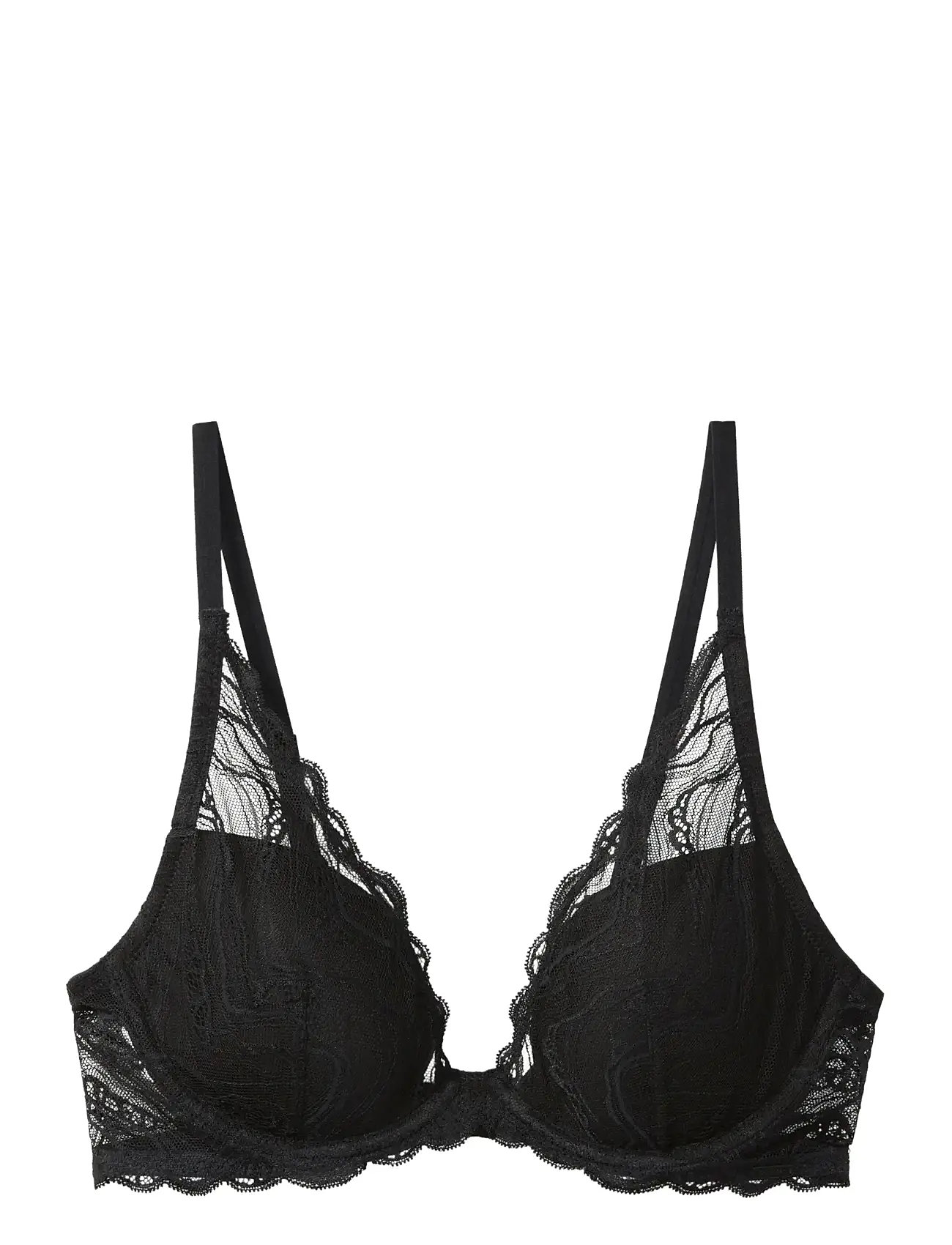 CALVIN KLEIN Lightly Lined Plunge Schwarz - Dx75 - Damen