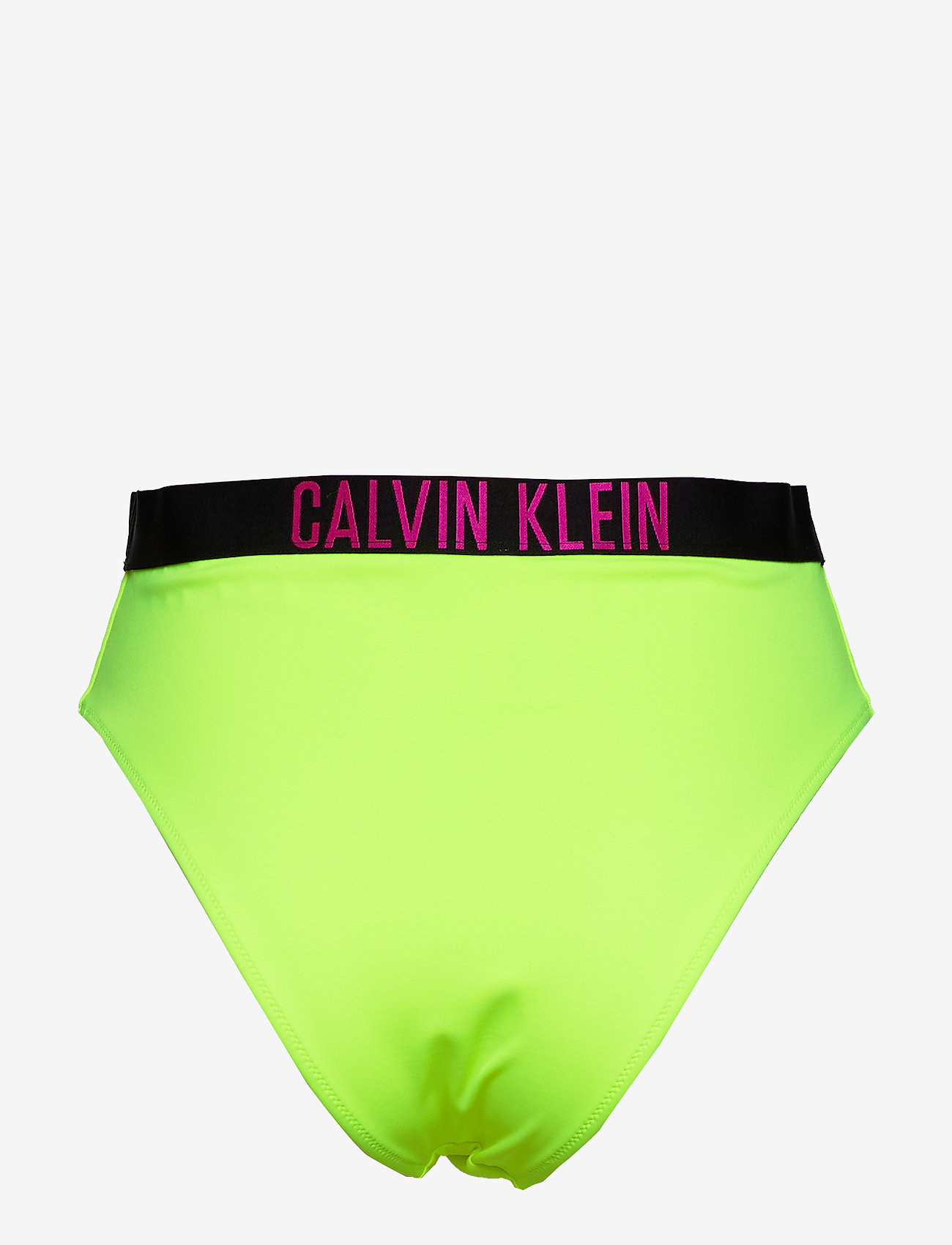 Calvin Klein - HIGH WAIST CHEEKY BI - bikini ar augstu vidukli - safety yellow - 1