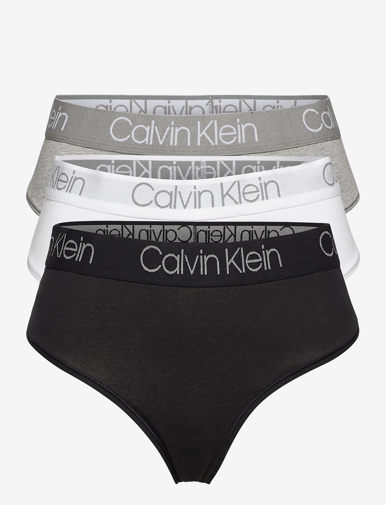 Dor Toneelschrijver ophouden Calvin Klein 3pk High Waist Thong - Thong | Boozt.com