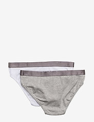 Calvin Klein - 2 PACK BIKINI - socks & underwear - 1 grey heather / 1 white - 1