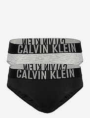Calvin Klein - 2 PACK BIKINI - socks & underwear - 1 grey heather/ 1 black - 0