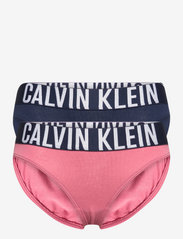 Calvin Klein - 2PK BIKINI - socks & underwear - petalred/navyiris - 0