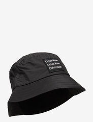 Calvin Klein - BUCKET HAT - bøllehatte - pvh black - 0