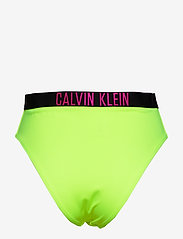 Calvin Klein - HIGH WAIST CHEEKY BI - bikini ar augstu vidukli - safety yellow - 1