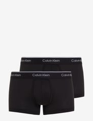 Calvin Klein - LOW RISE TRUNK 2PK - boxer briefs - black/black - 0