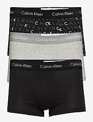 LOW RISE TRUNK 3PK - BLACK/GREY HEATHER/SUBDUED LOGO