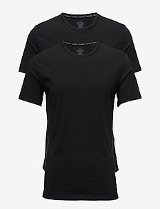 2P S/S CREW NECK - t-shirts im multipack - black