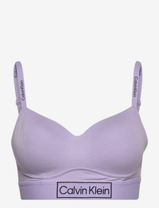 LGHT LINED BRALETTE - bikini z push-upem - vervain lilac