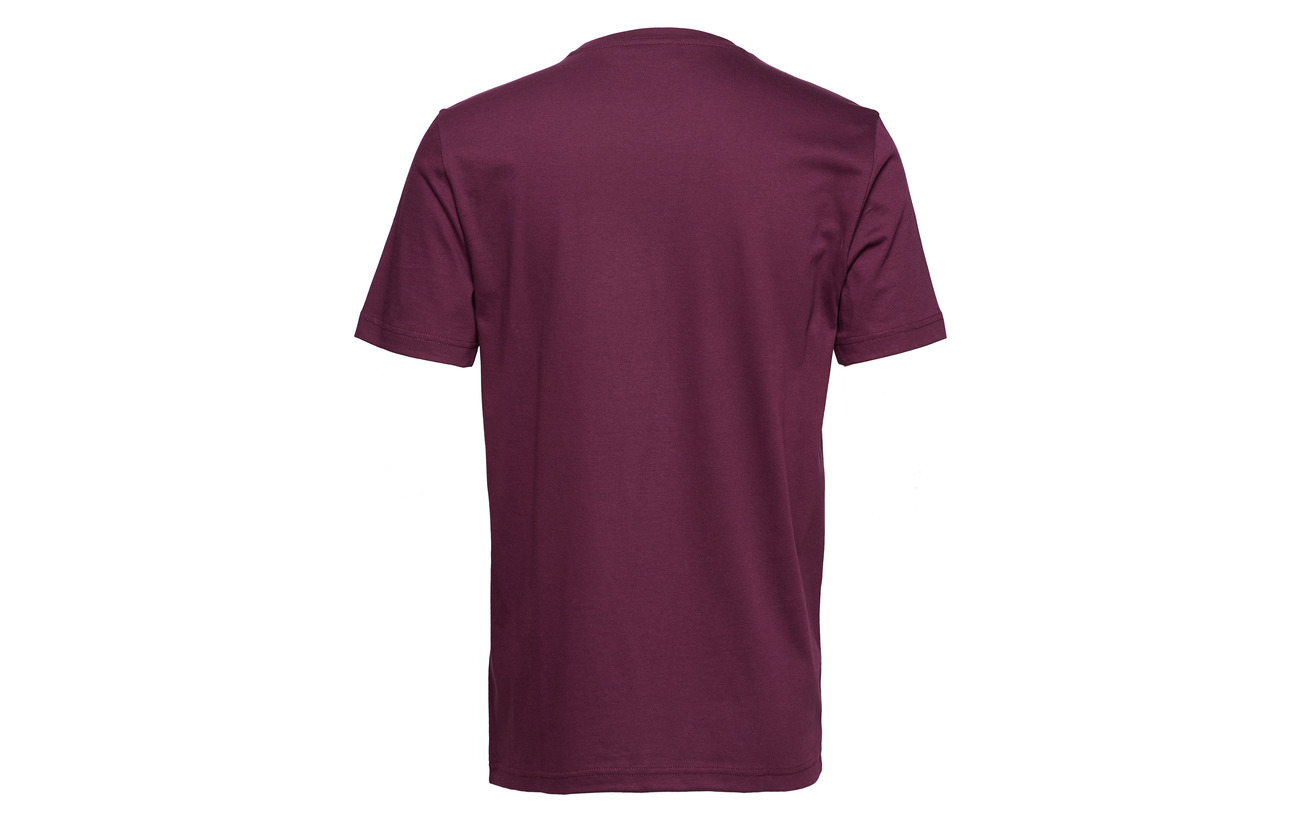 Heather Cotton T Calvin Mid Chest Grey Logo Klein aF8W0AB