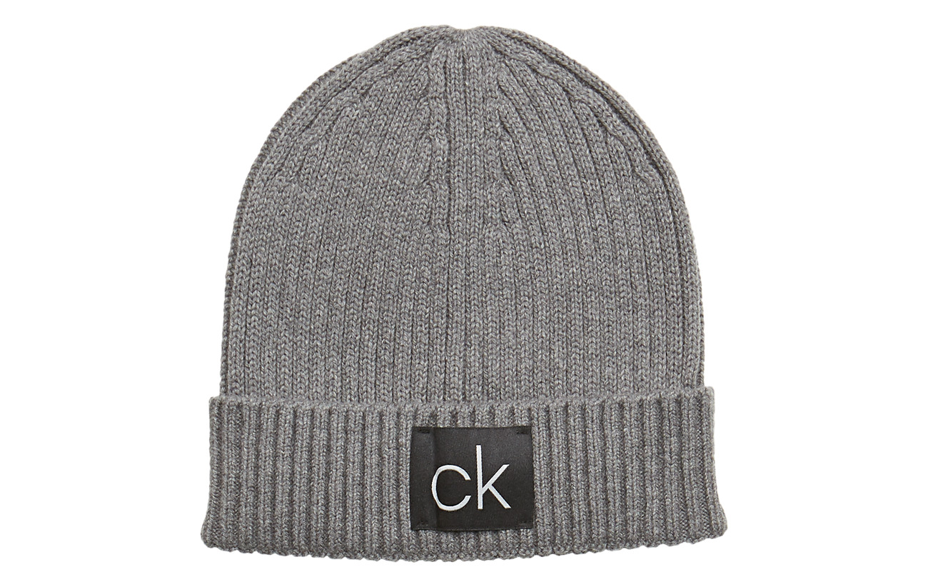 Scarfamp; Bemid Grey Heather Basic Klein Rib B38Vol39Calvin 54ALRj