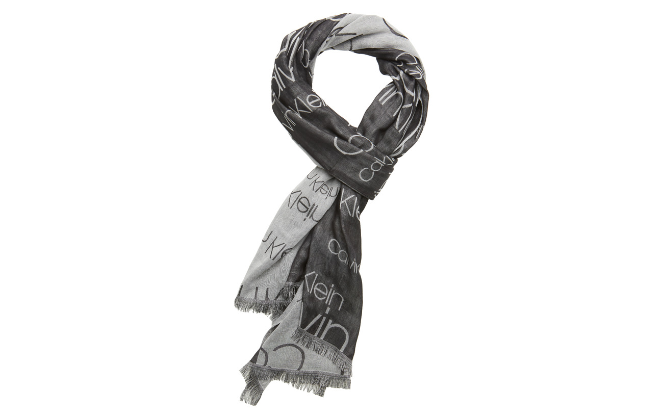 Klein ScarfblackCalvin Jaquard Klein Jaquard Logo Logo ScarfblackCalvin pSMVzqU