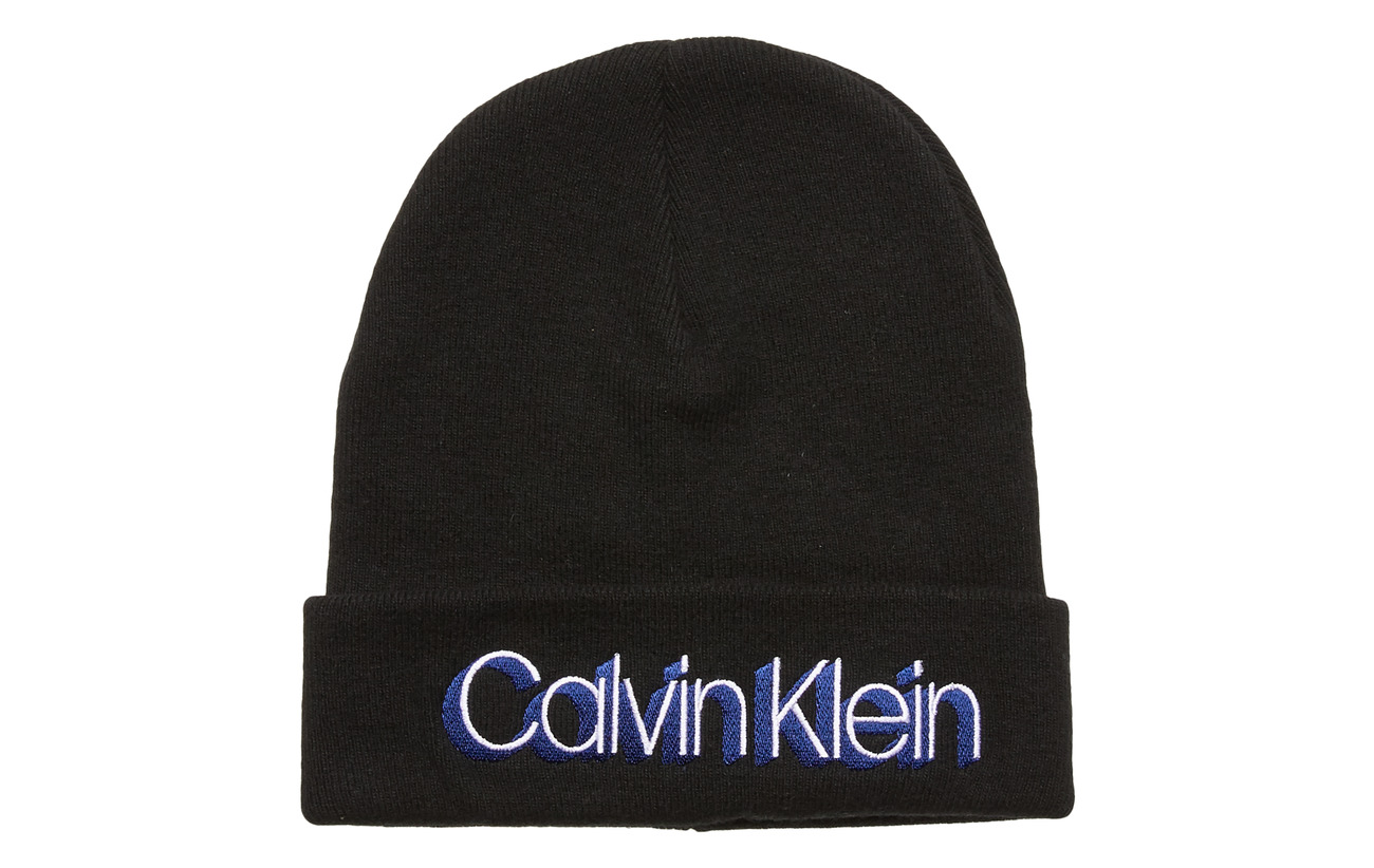 calvin klein black beanie