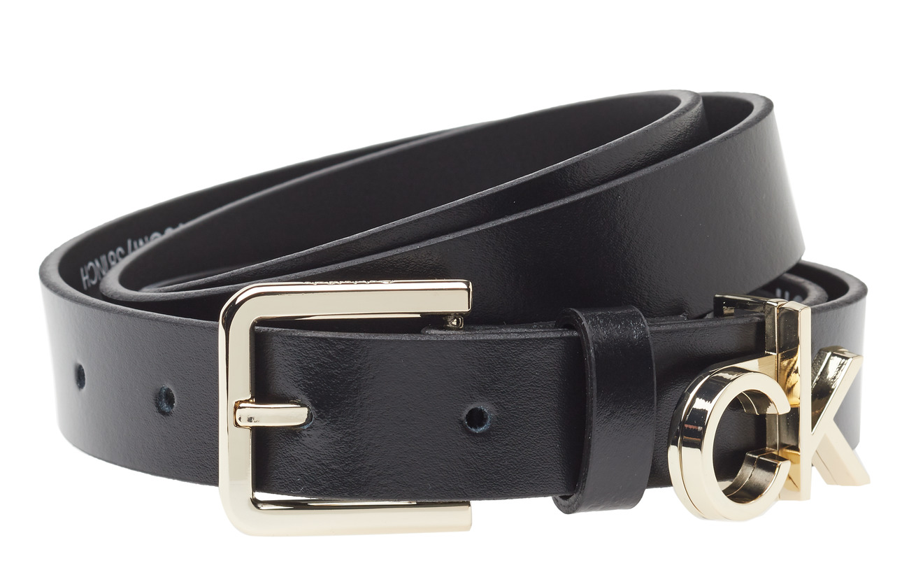 Calvin Klein 2.5CM CK SLIDER BELT - BLACK