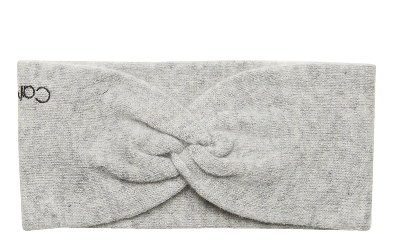 Calvin Klein BOILED WOOL HEADBAND - LIGHT GREY HEATHER
