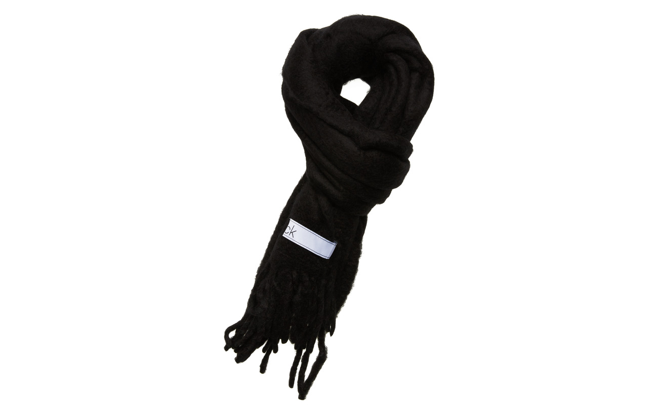 calvin klein black scarf