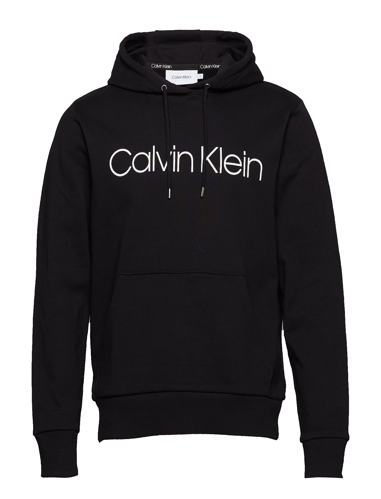 calvin klein black logo hoodie