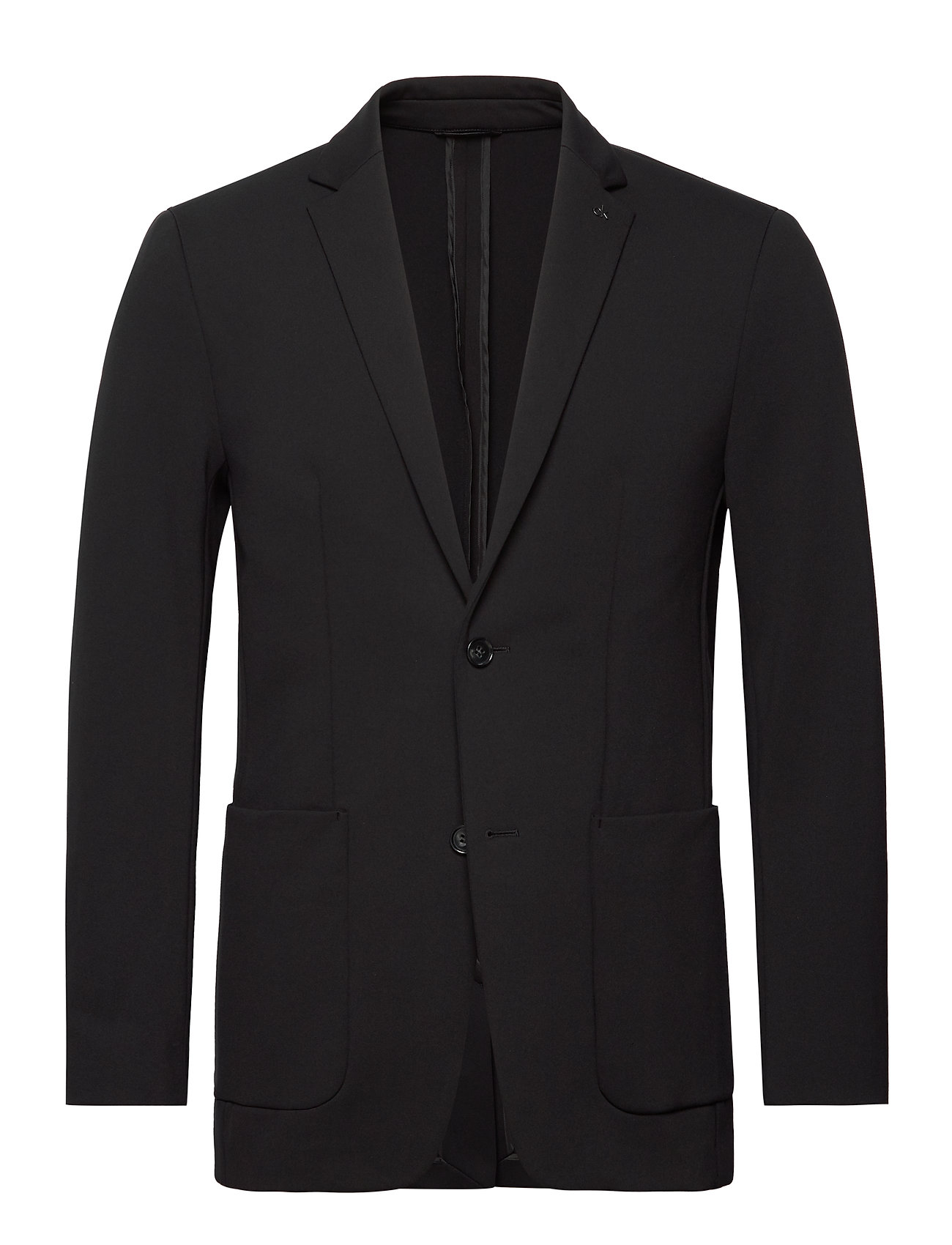 Calvin Klein Solid Jersey Casual Blazer Kavaj Svart [Color: CALVIN BLACK ][Sex: Men ][Sizes: 46,48 ]