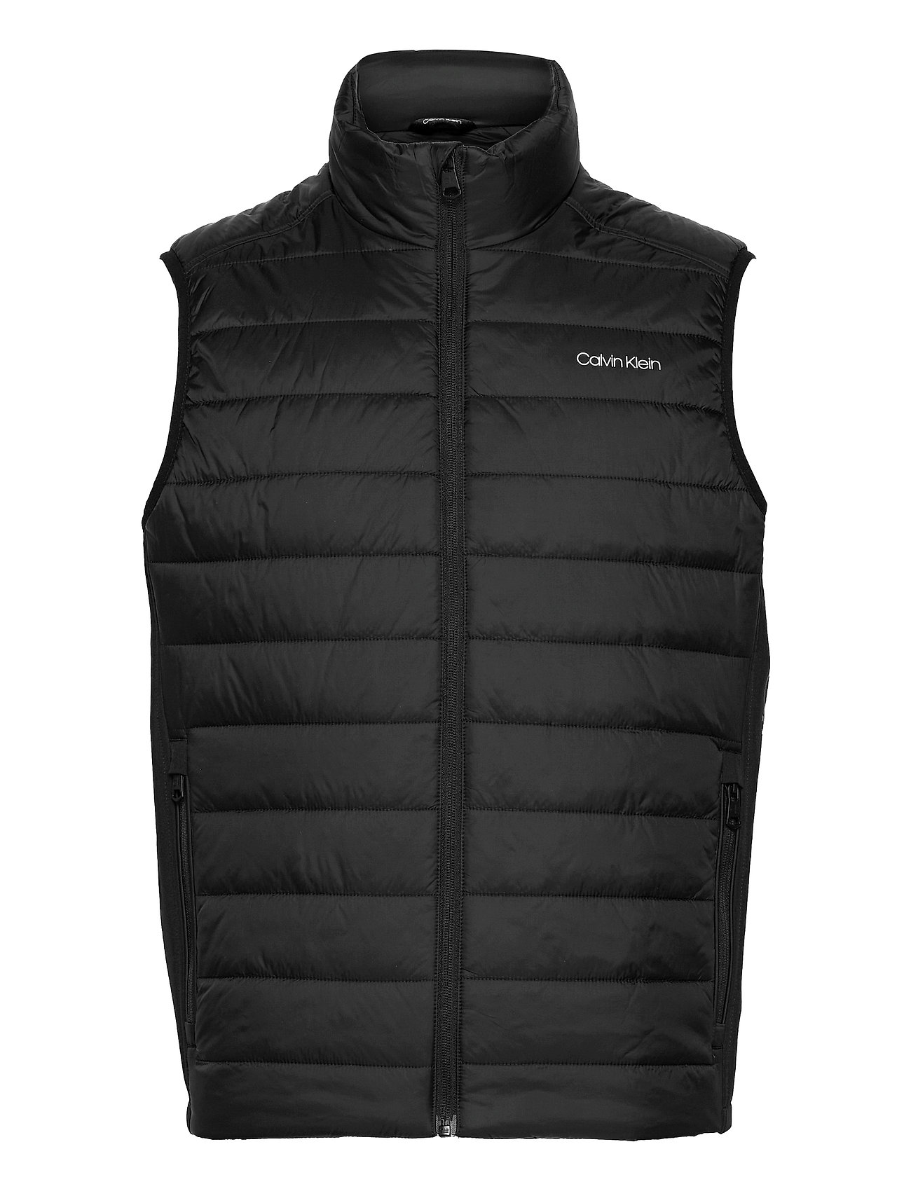 calvin klein black and white vest