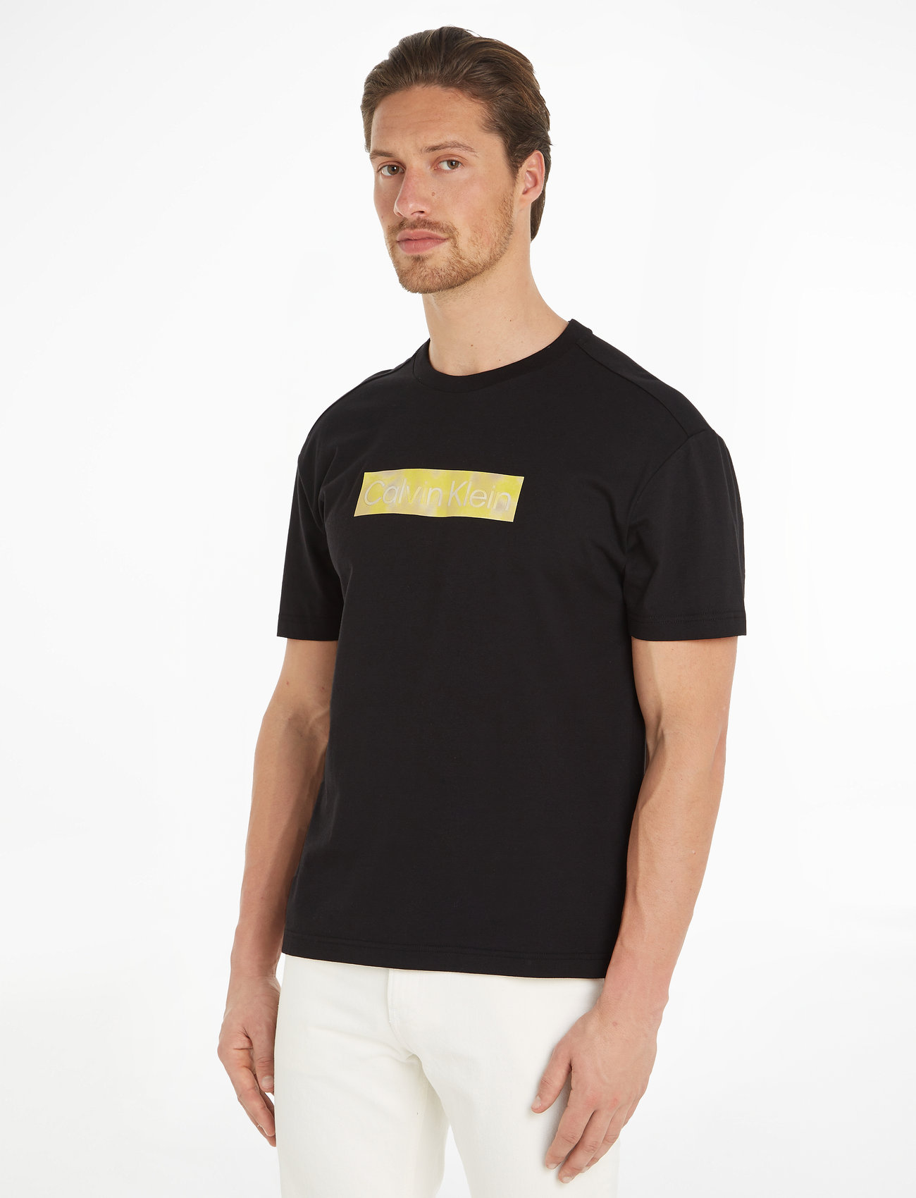 Calvin Klein Camo Raised Box Logo Comfort Tee - T-Shirts