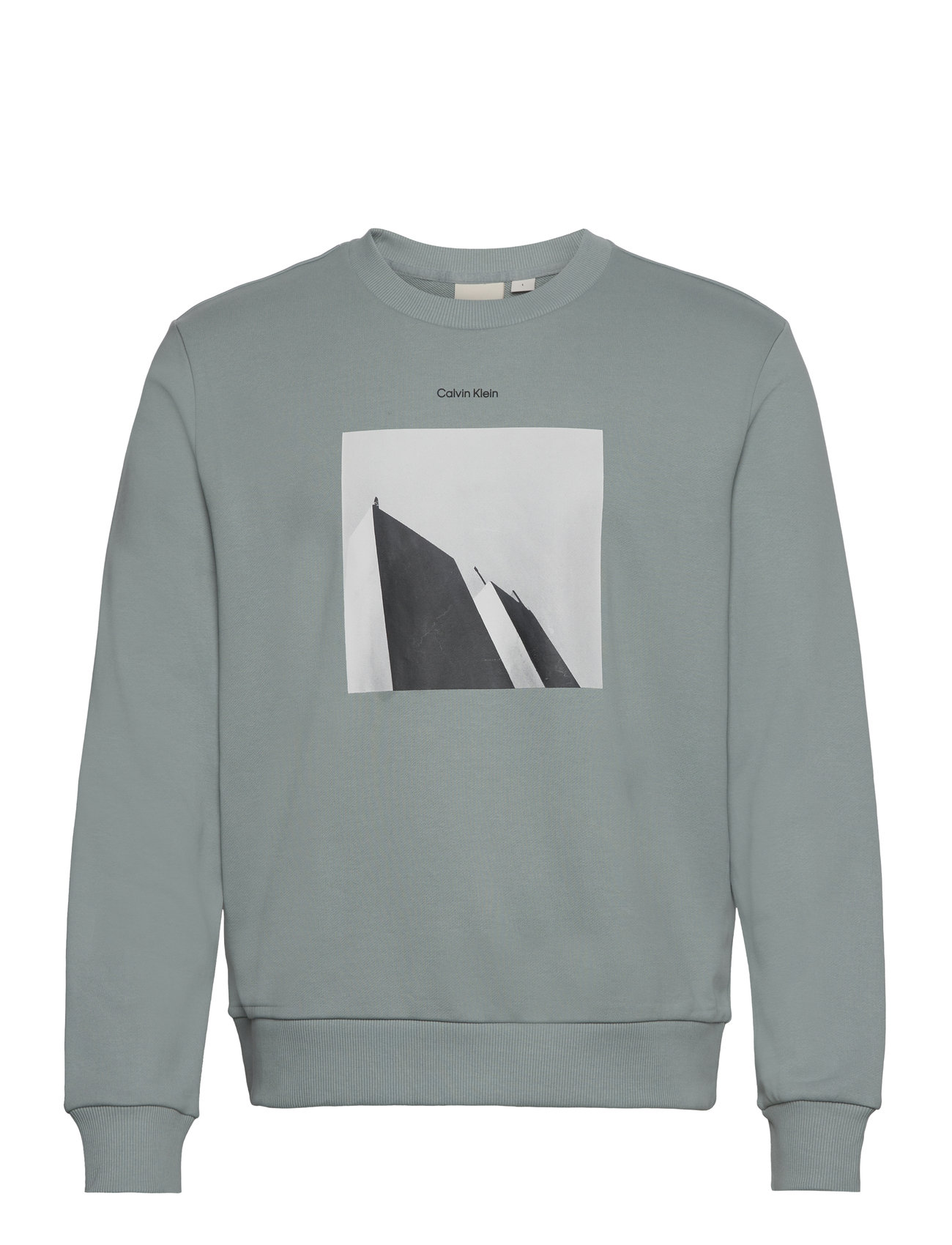 City Photo Print Sweatshirt Green Calvin Klein