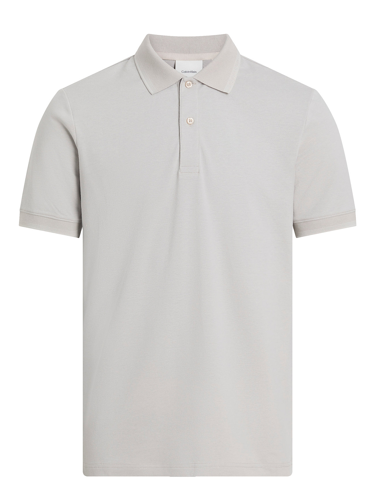 CALVIN KLEIN Thermo Tech Pique Slim Polo Grau - XXL - Herren