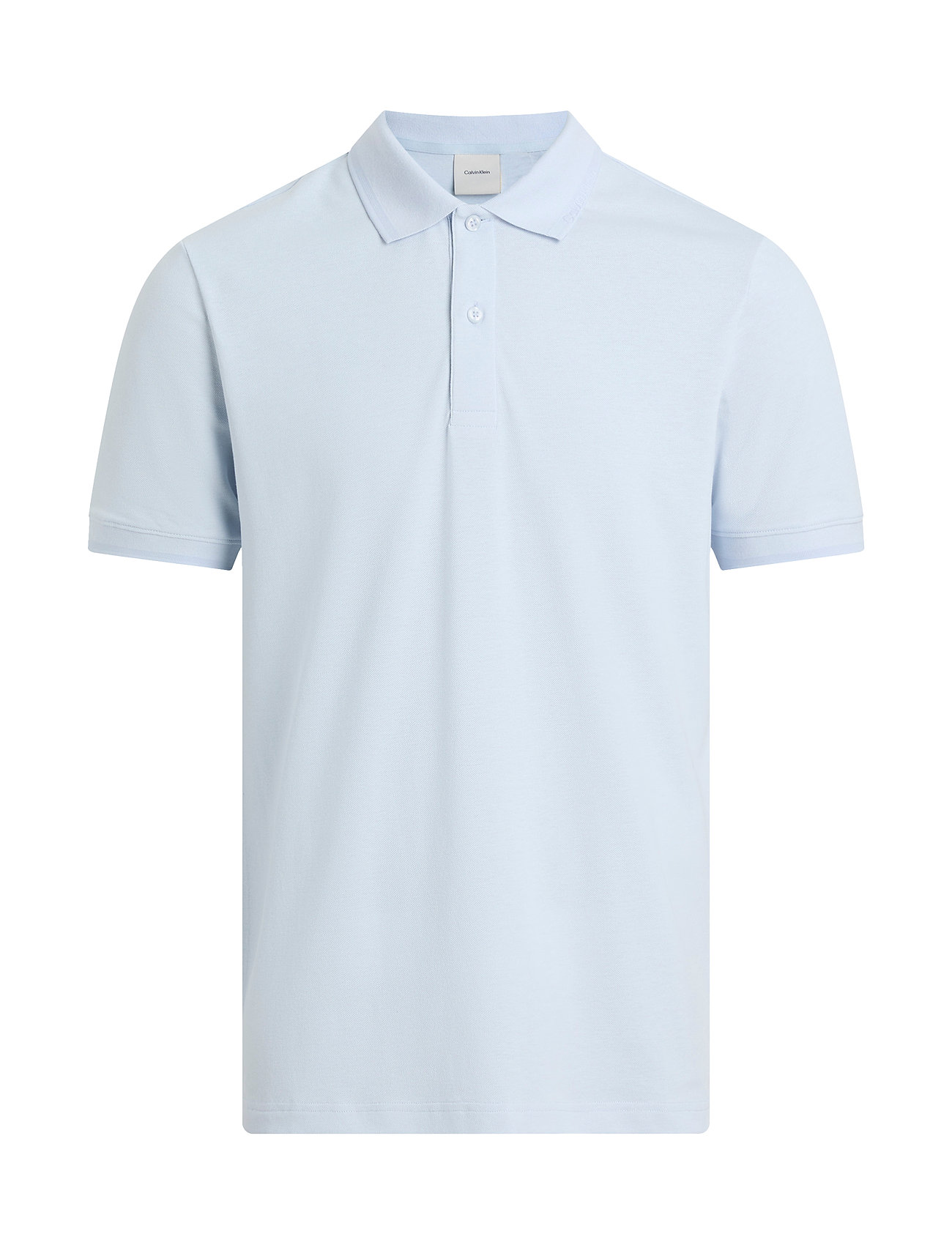 CALVIN KLEIN Thermo Tech Pique Slim Polo Blau - M - Herren