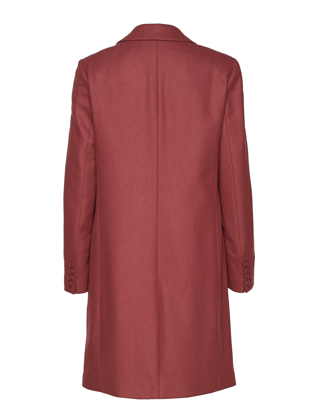 calvin klein burgundy coat