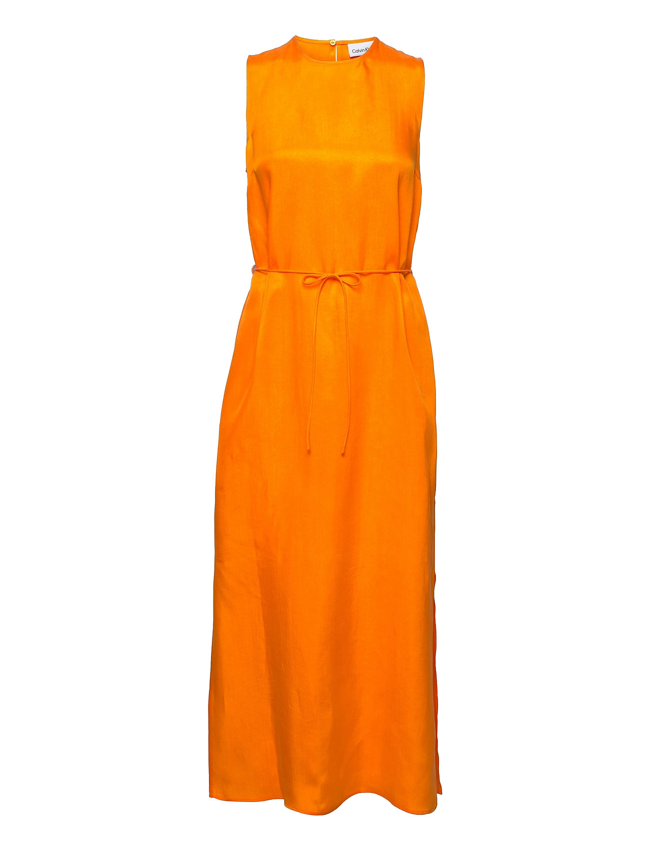Calvin Klein Shine Viscose Maxi Ns Dress (Orange Flash), ( €) | Large  selection of outlet-styles 