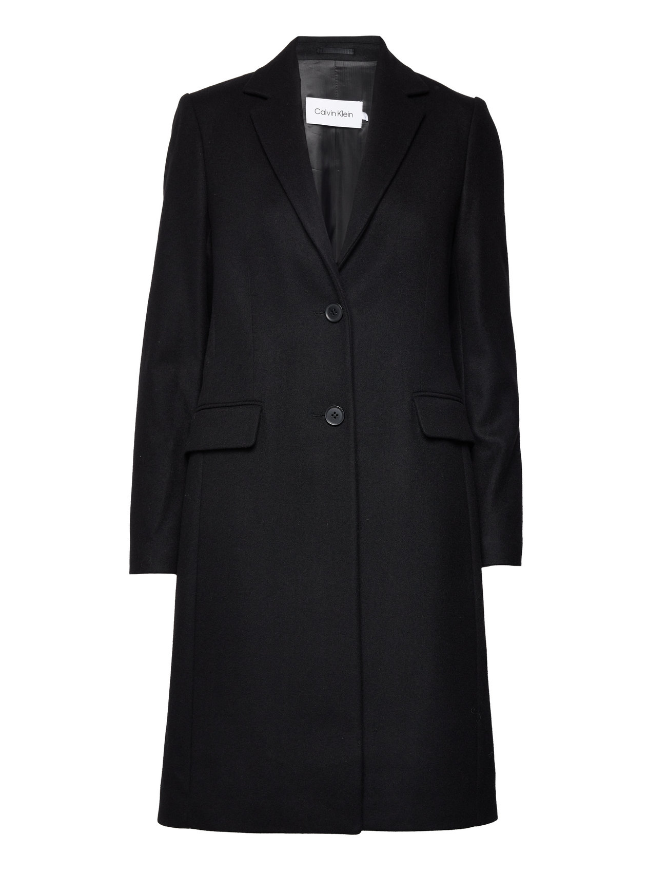 Calvin Klein Essential Wool Crombie Coat  €. Buy Winter Coats from Calvin  Klein online at . Fast delivery and easy returns
