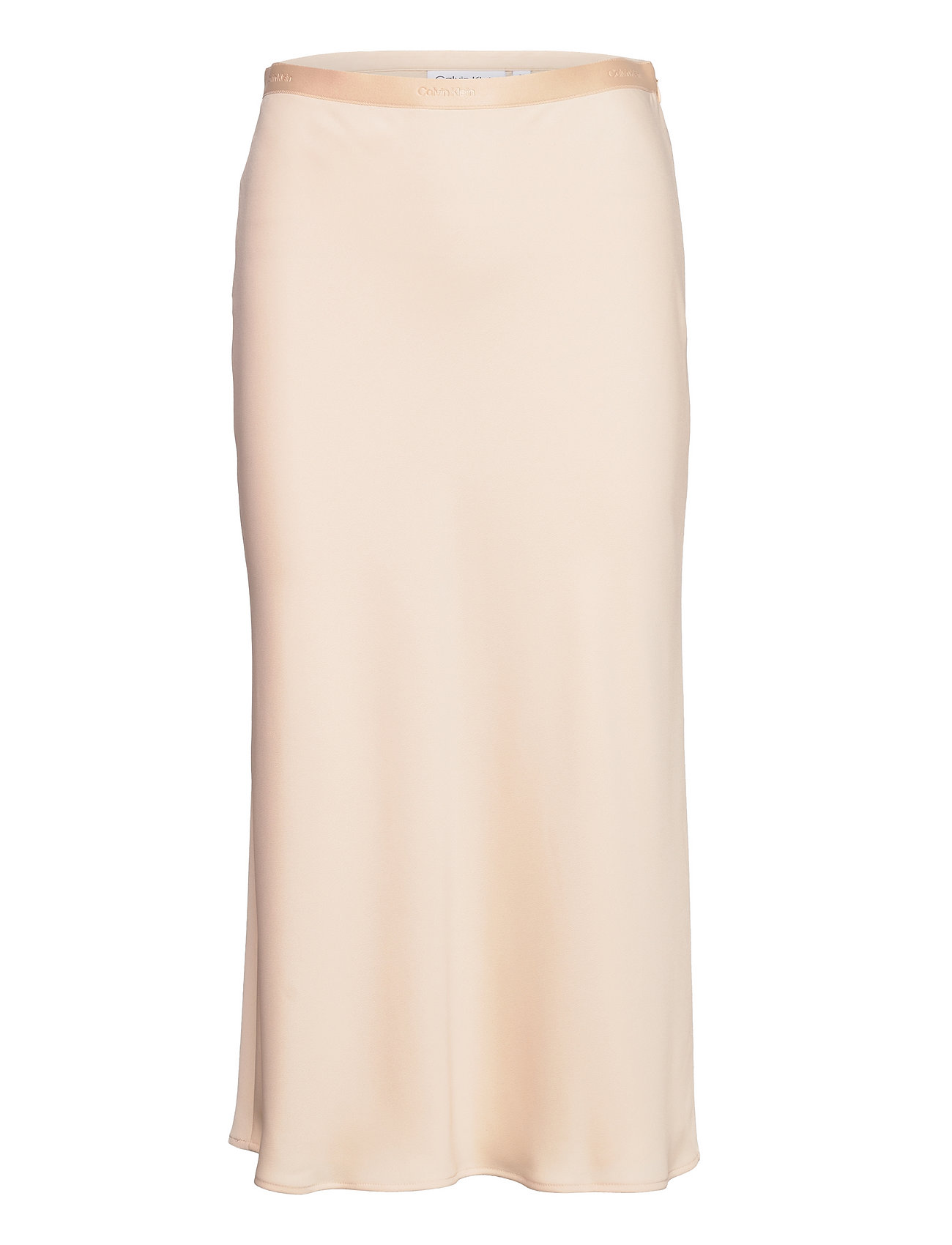 Recycled Cdc Bias Cut Midi Skirt Beige Calvin Klein