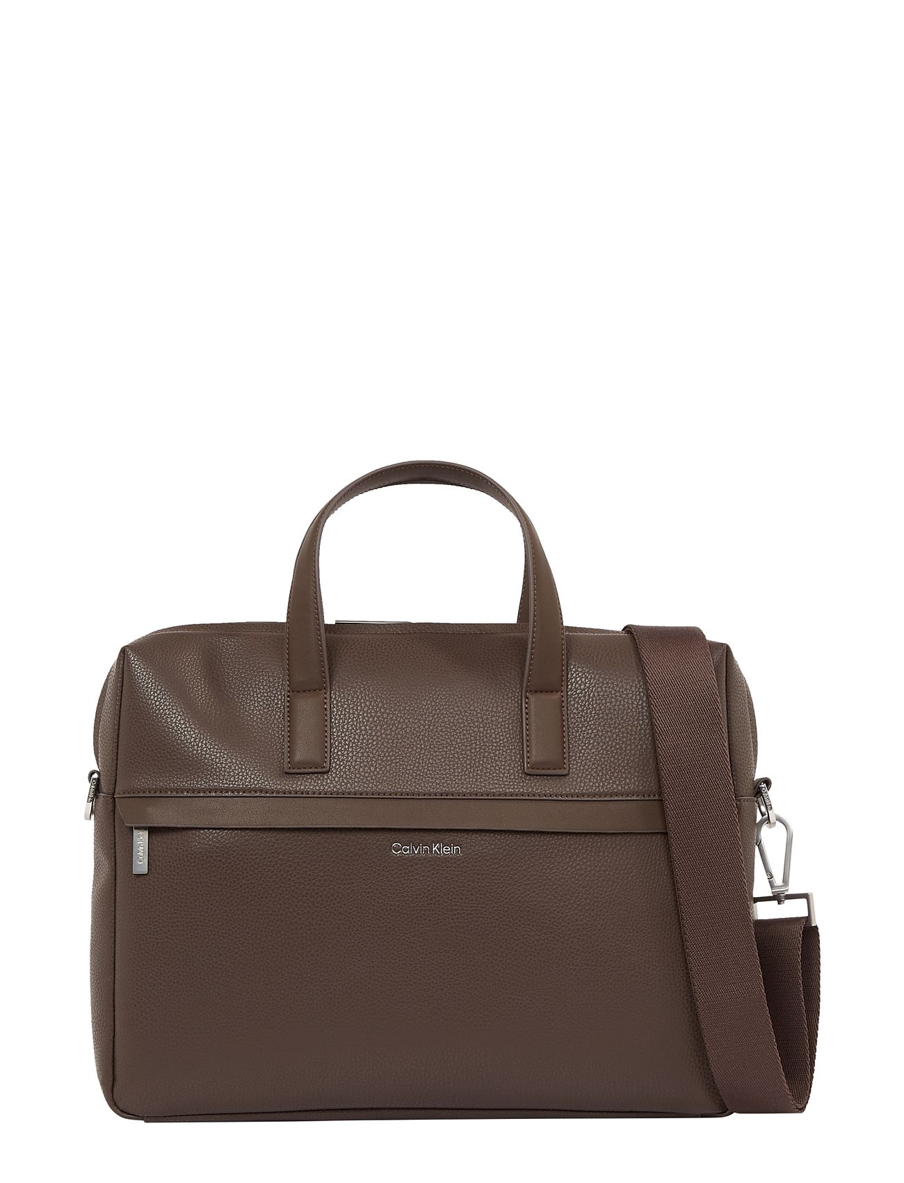 Ck Must Laptop Bag Computertaske Taske Brown Calvin Klein