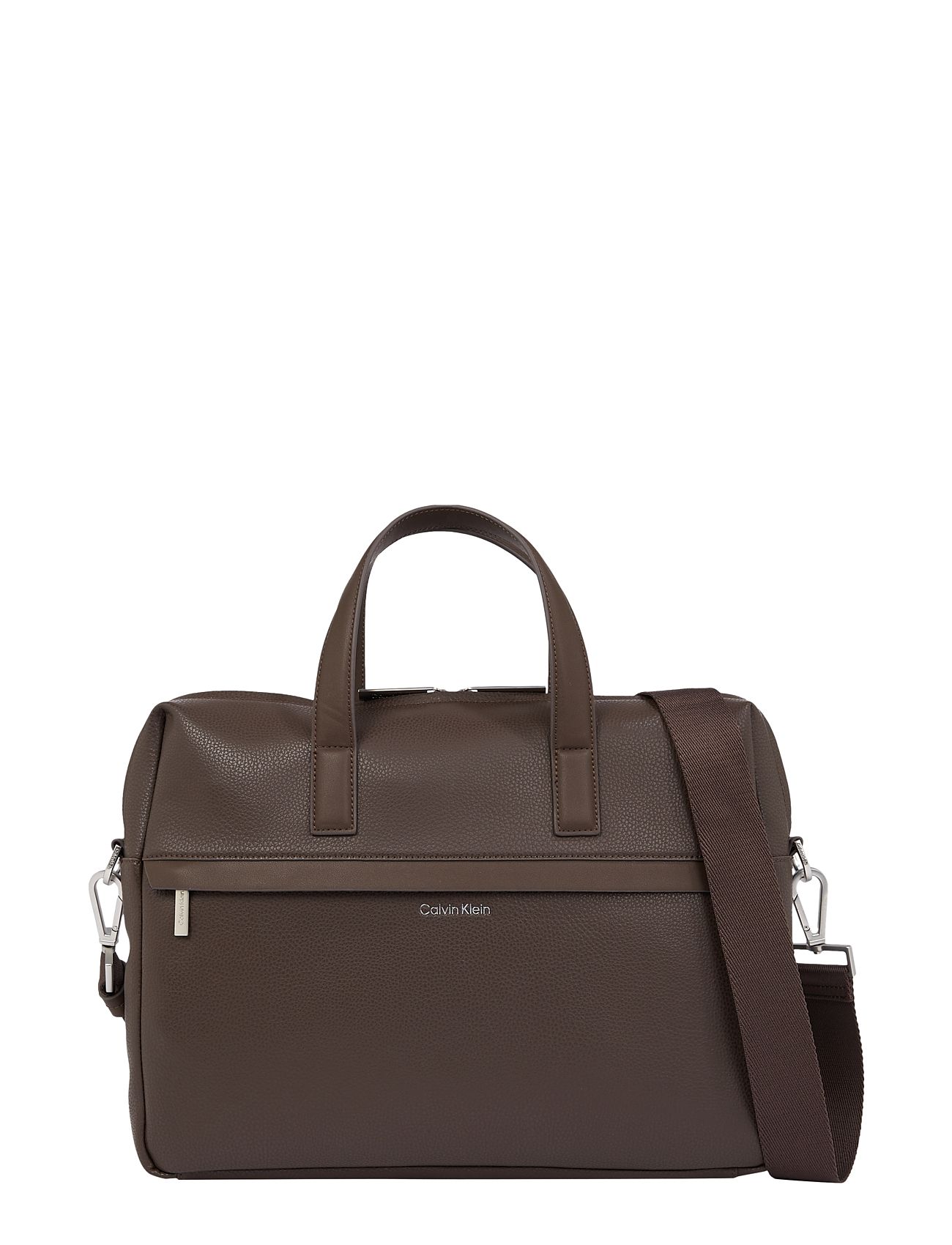 Ck Must Laptop Bag Computertaske Taske Brown Calvin Klein