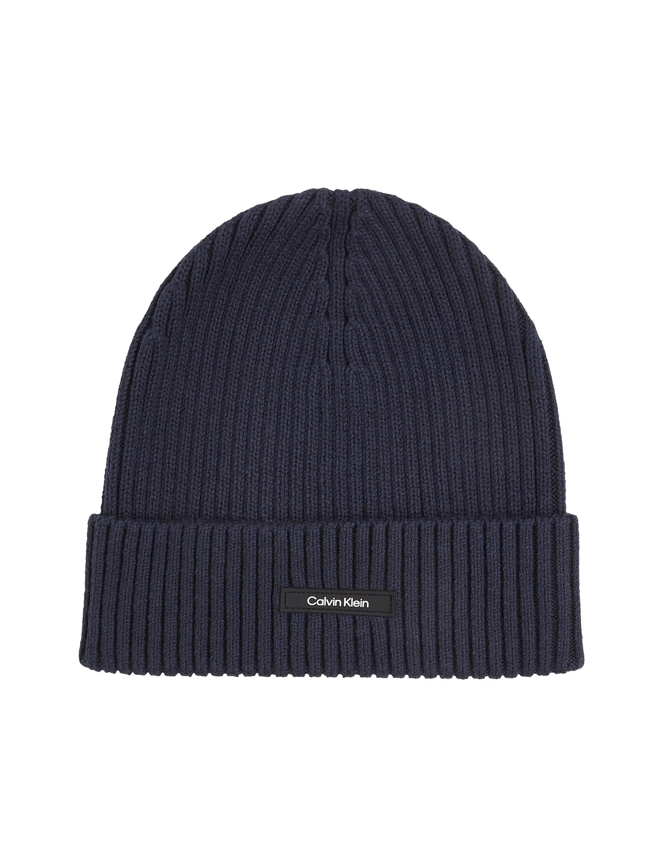 Classic Cotton Rib Beanie Navy Calvin Klein