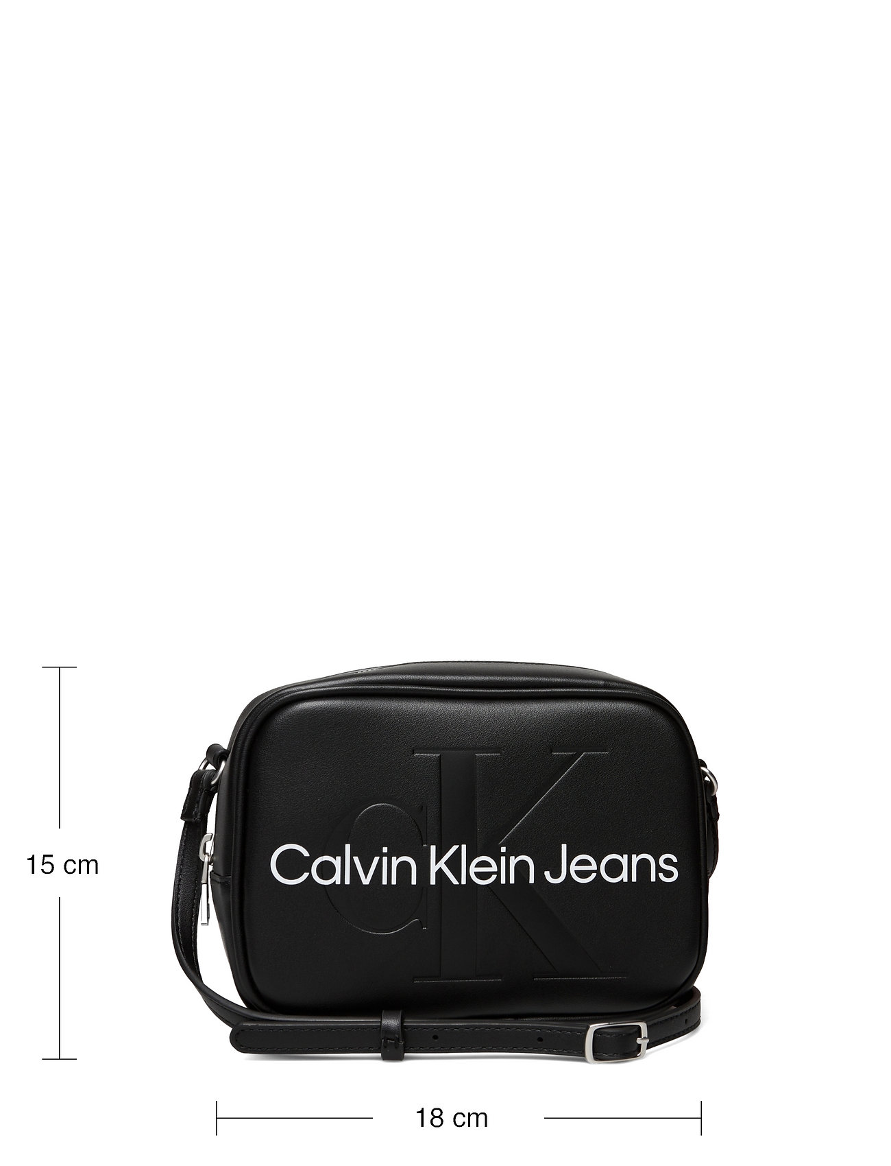 calvin klein camera bag black